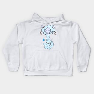 Drowned Ghost Girl Will-O'-the-Wisp CHIBI SD MONSTER GIRLS Series I Kids Hoodie